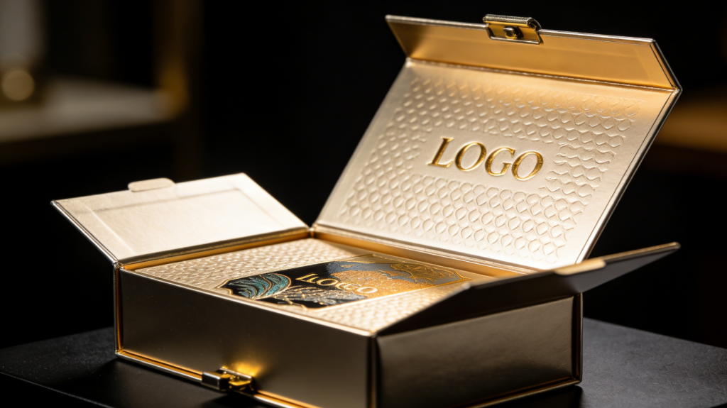 Custom printed collapsible rigid box with premium finish and logo