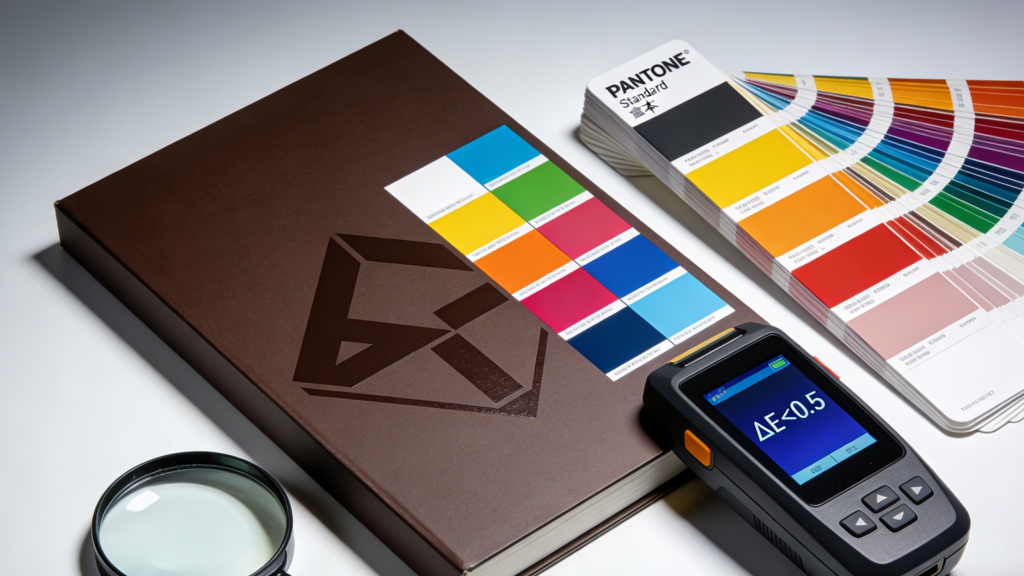 Color proofing process for rigid box packaging