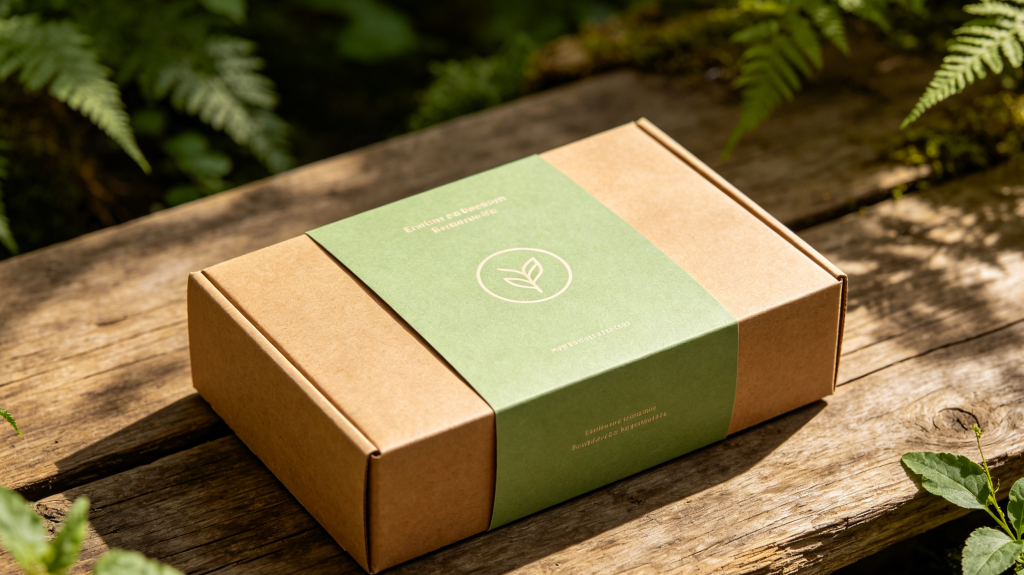 eco friendly kraft rigid box packaging