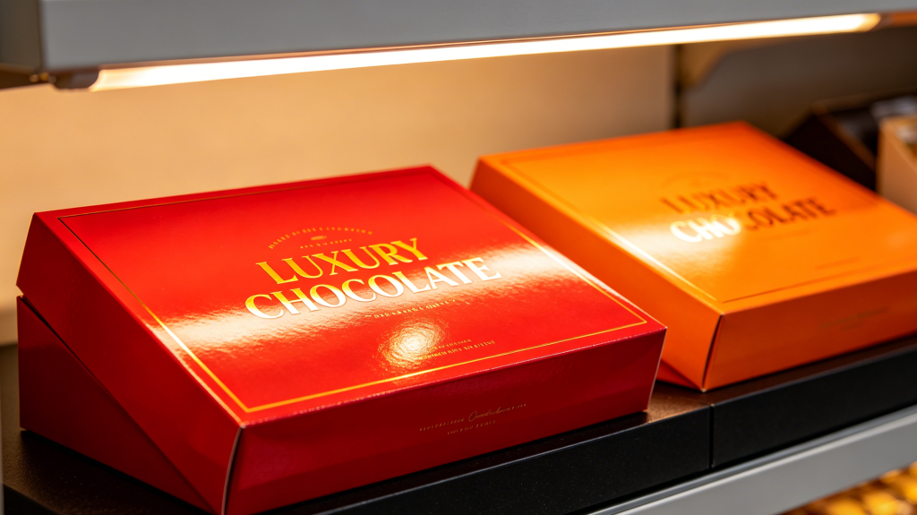 Bright gloss rigid box with vibrant printing