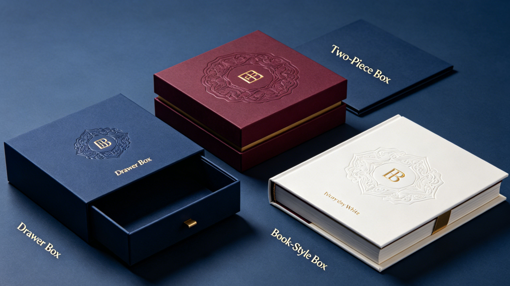 Custom Luxury Rigid Box Design SEO作用 Custom luxury rigid box with premium finishes