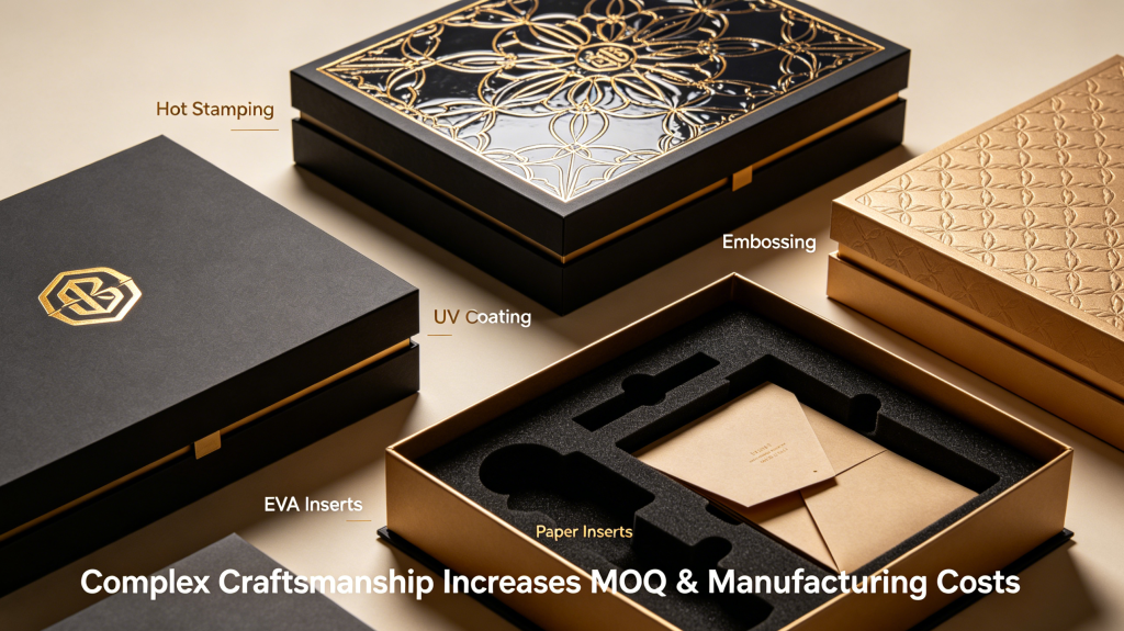 Luxury custom rigid boxes with magnetic closure and premium finishing