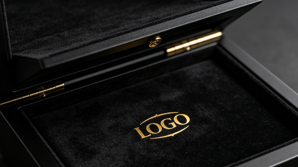 Luxury Magnetic Rigid Box Packaging Luxury magnetic rigid box with gold foil logo