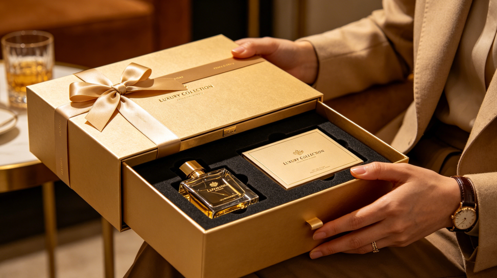 Luxury rigid box creating premium unboxing experience