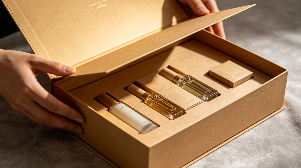 Luxury Packaging Meets Sustainability Luxury sustainable rigid box unboxing experience