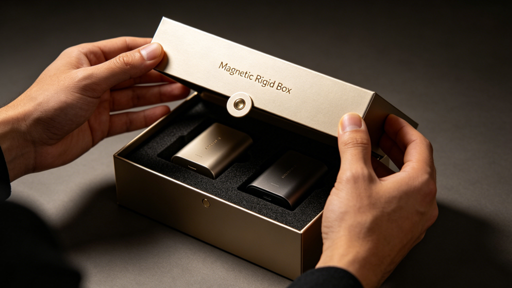 Magnetic Rigid Box Premium Unboxing Experience Luxury magnetic rigid box creating premium unboxing experience