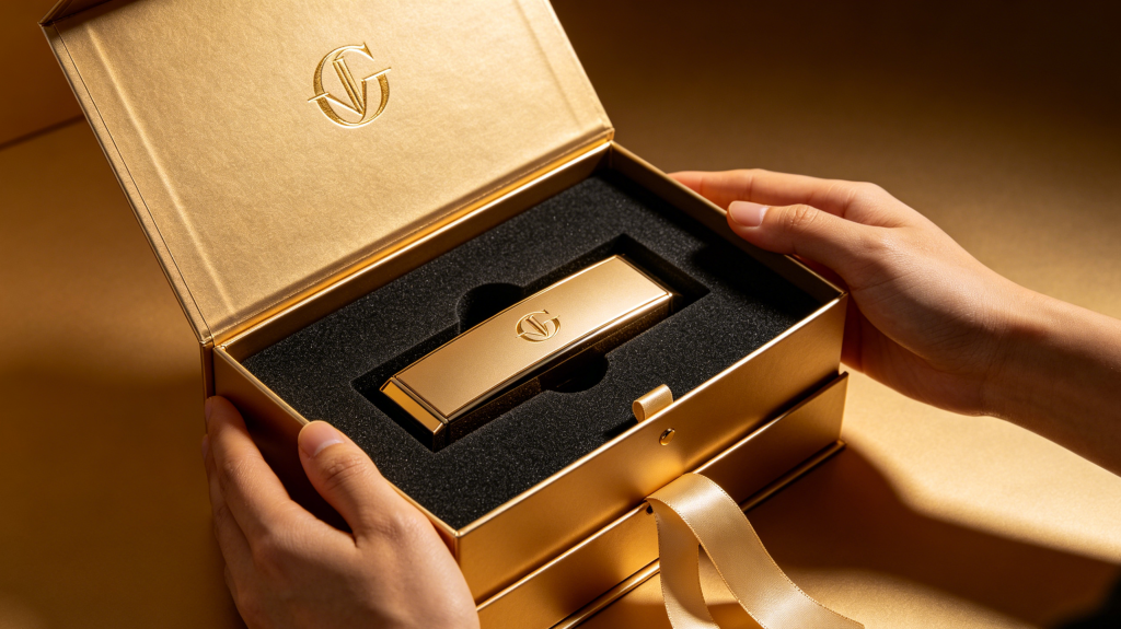 Luxury Rigid Box Unboxing Experience Premium unboxing experience with custom luxury rigid packaging