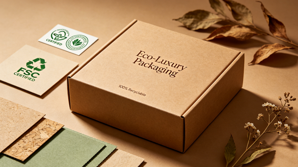 Sustainable Luxury Packaging Solutions Eco-friendly luxury rigid boxes made from sustainable materials