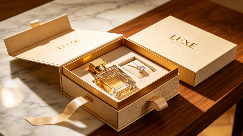 Traditional Luxury Rigid Box Premium traditional rigid box with luxury finishing