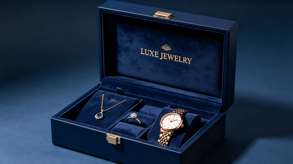 Velvet Inserts for Luxury Gift Boxes Luxury velvet insert inside magnetic closure rigid gift box